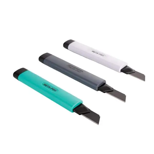 Cuttermesser 18 mm mit SK5 Abbrechklinge grün ✓ Tapetenmesser Profi CR-V Stahl