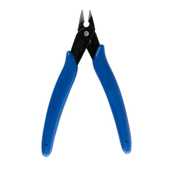 Elektronikzange 125 mm mit Rückstellfeder und rutschfestem Griff für feine Arbeiten