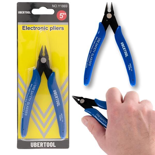 Mini Seitenschneider 125 mm (5 Zoll) aus CrV-Stahl als Elektronikzange für präzises Schneiden