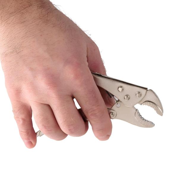 Klemmzange Mors hält Metallteile beim Schweißen sicher fixiert