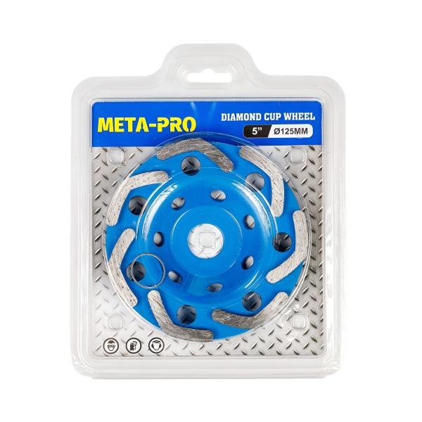 Diamant Schleifscheibe 115 mm x 10 mm ✓ Profi Grobschleifscheibe für Winkelschleifer, Betonschleifer