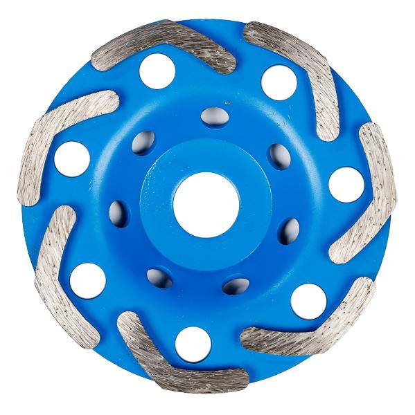 Diamant Schleifscheibe 125 mm x 10 mm für Winkelschleifer  extra dicke Profi Schleifscheibe für Grobschliff