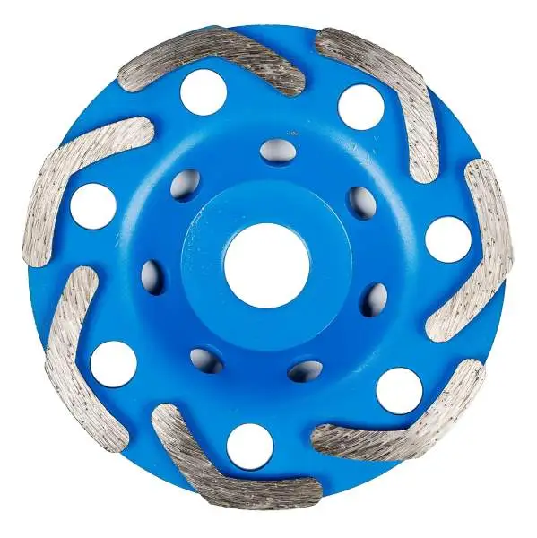 Diamant Schleifscheibe 125 mm x 10 mm für Winkelschleifer  extra dicke Profi Schleifscheibe für Grobschliff