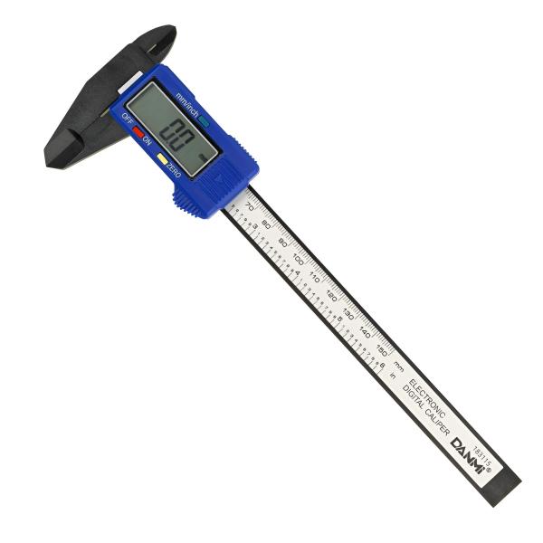 Elektronischer Schiebemesser 150 mm digitaler Messschieber Edelstahl LCD