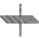 10 x HSS-G Spiralbohrer von GEFRABO, präzisionsgeschliffene Metallbohrer für Stahl und Metall