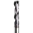 VHM 5xD Spiralbohrer Ø 3,6 mm mit Beschichtung ✓ Universalbohrer bzw. Vollhartmetallbohrer für