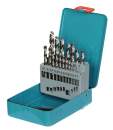 Bohrer Set Ø 1-13 mm Set 25 Teilig in Metallkasten Spiralbohrer, Metallbohrer, Edelstahlbohrer
