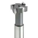 HSSE-T-Nuten-Fräser, kreuzverzahnt, DIN851, HB Schaft, Z=6