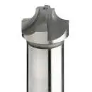 HSSE-Viertelrund-Profilfräser, DIN 6518, Viertelkreisanschliff