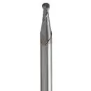 VHM-Mikro-Vollradiusfräser Z=2 Radiusfräser 0,5 - 2,0 mm Beschichtet Mikrofräser