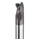 VHM Fräser, Z=3, Untermaß Schaftfräser mit Beschichtung, HB-Schaft