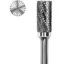 Premium Hartmetall Frässtift Zylinder mit Stirnverzahnung 6 8 10 12 16 mm HM-Frässtift, Rotierfräser