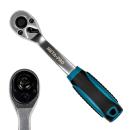 Ratsche 3/8 Zoll 72 Zähne 20 cm Cr-V Stahl Profi Knarre