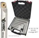 8 / 10 / 12 / 16 mm ✓ Bohrstange-SET SCLCR 95°, Halter-Satz im Koffer Rechts für CCMT06 / CCGT06-Wendeschneidplatten