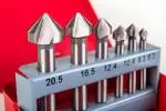 HSS Kegelsenker Set Entgratsenker Satz 90° DIN 335 Form C Ø 6,3 8,3 10,4 12,4 16,5 20,5 25 31 mm Senkbohrer NEU